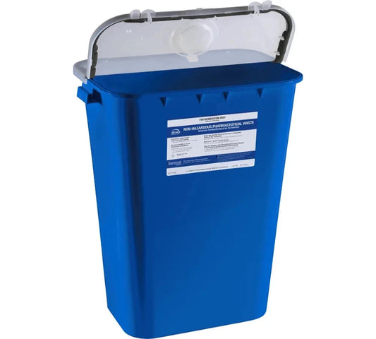 11 GALLON Non-Hazardous Pharmaceutical Waste Container (6/cs)