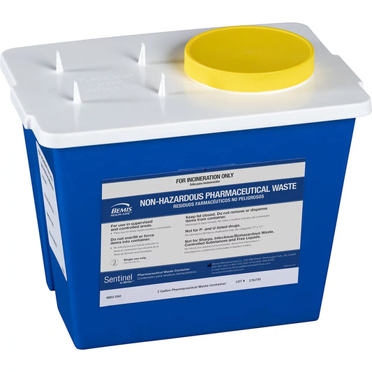 2 GALLON Non-Hazardous Pharmaceutical Waste Container (30/cs)