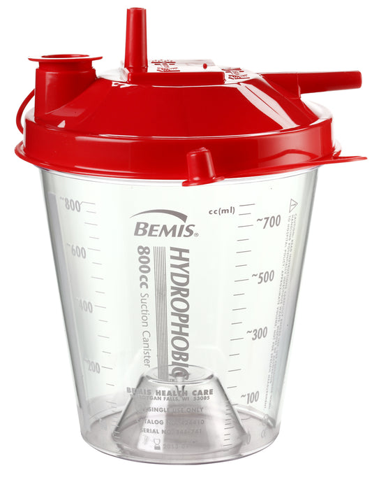 800CC Hydrophobic Canister, Critical Measure Bottom 100/CS