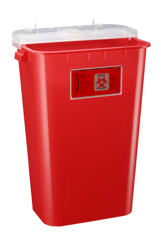 11 GALLON Sharps Container/Dual Purpose Lid (6/CS)